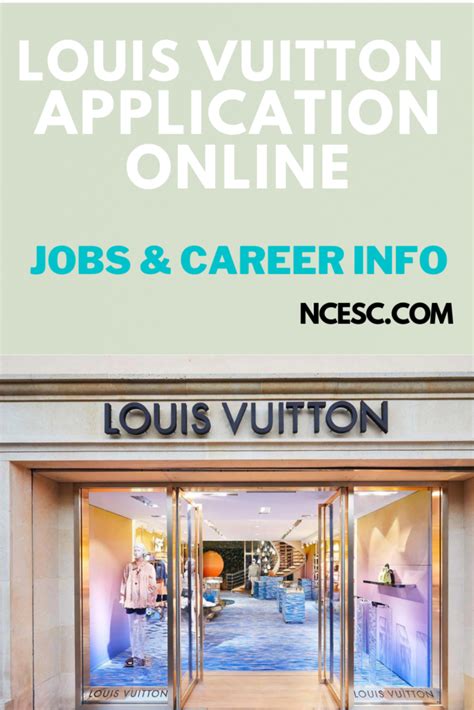 louis vuitton careers london|Louis Vuitton employment opportunities.